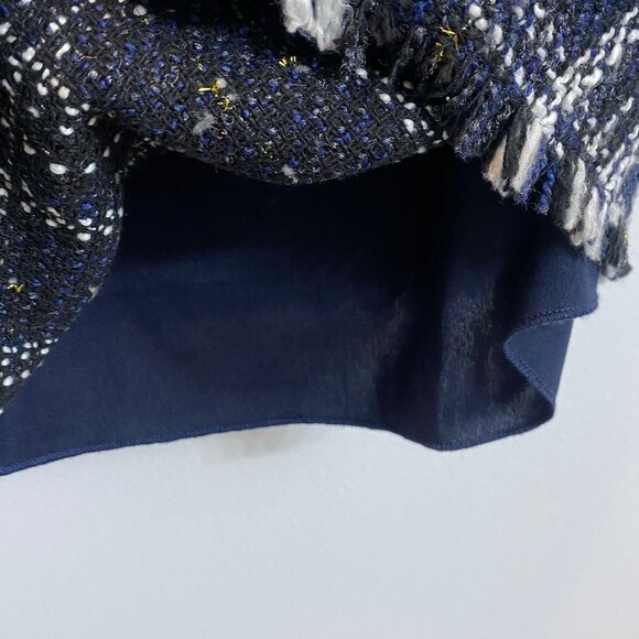 NWT tweed style dress size 9 navy black new - Picture 4 of 8